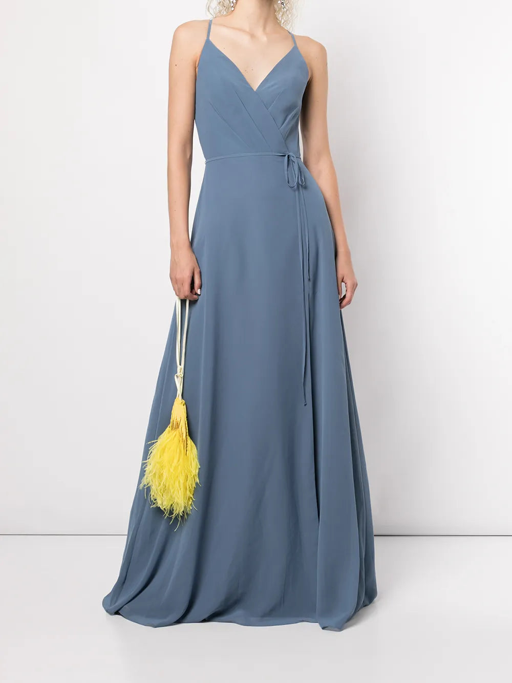 Wrapped Full-Length Gown