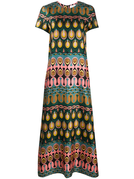 Swing Geometric Print Dress