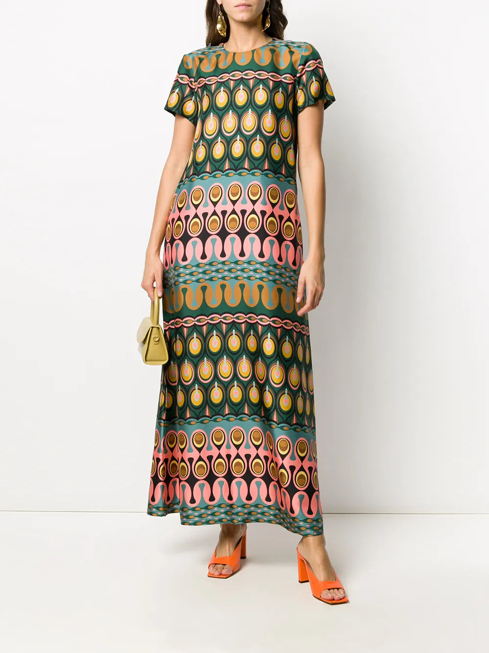 Swing Geometric Print Dress