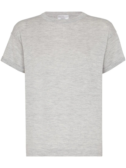 Lurex-Knit T-Shirt