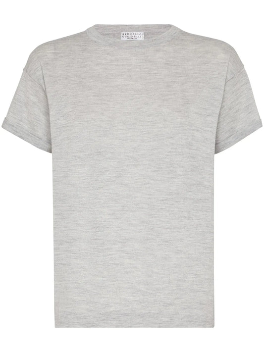 Lurex-Knit T-Shirt