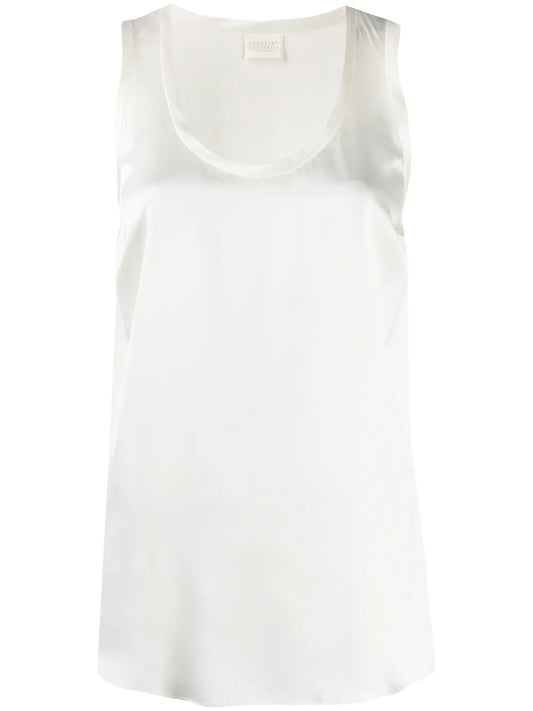 Scoop Neck Sleeveless Top