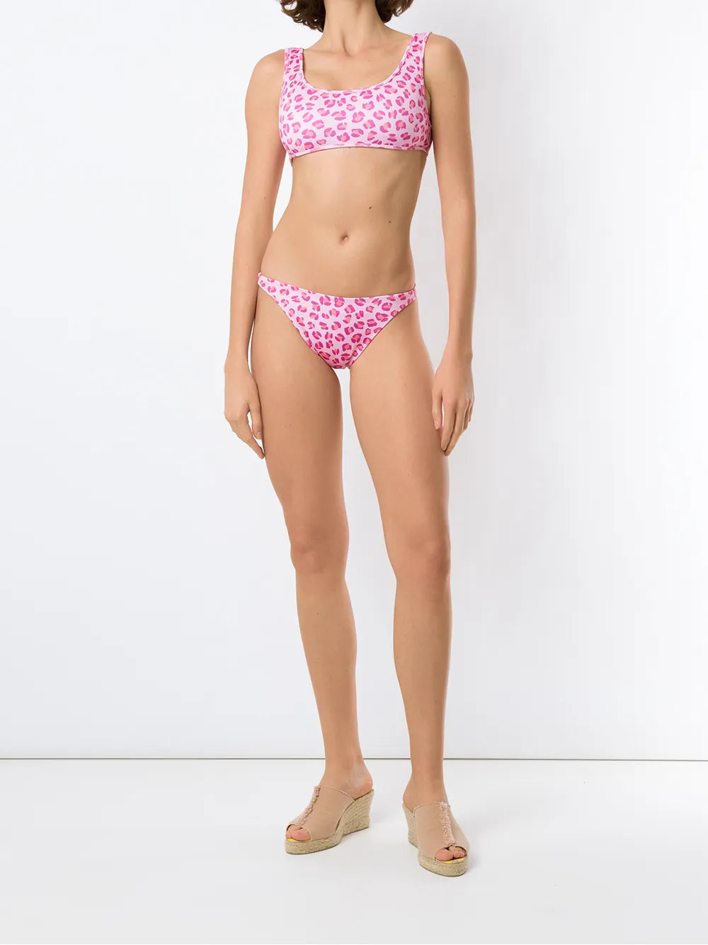 Leopard-Print Two-Piece Bikini