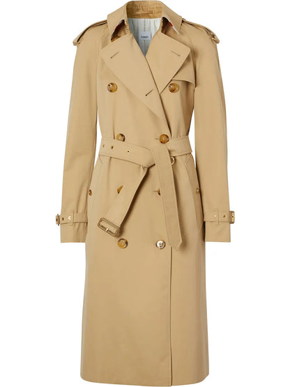 Archive Scarf Print-Lined Trench Coat