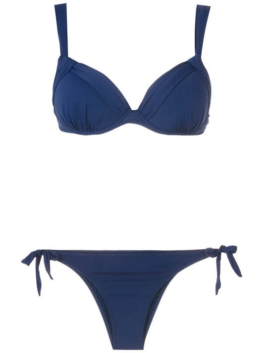 Ruched Detail Bikini Set