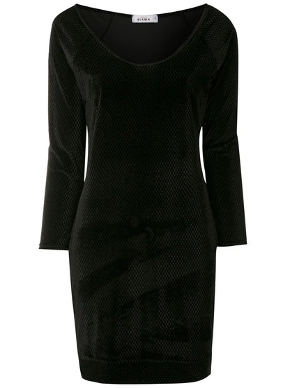 Scoop Neck Tube Dress