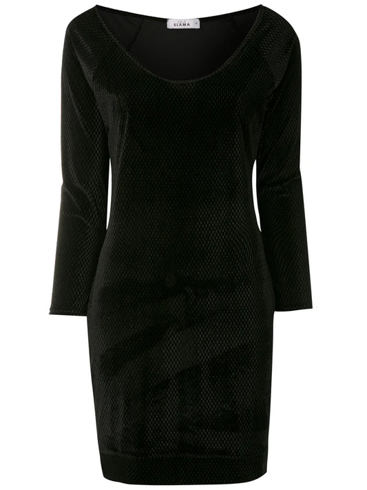 Scoop Neck Tube Dress