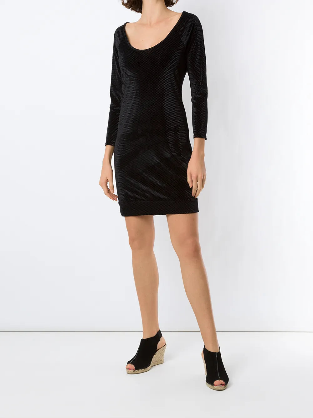 Scoop Neck Tube Dress