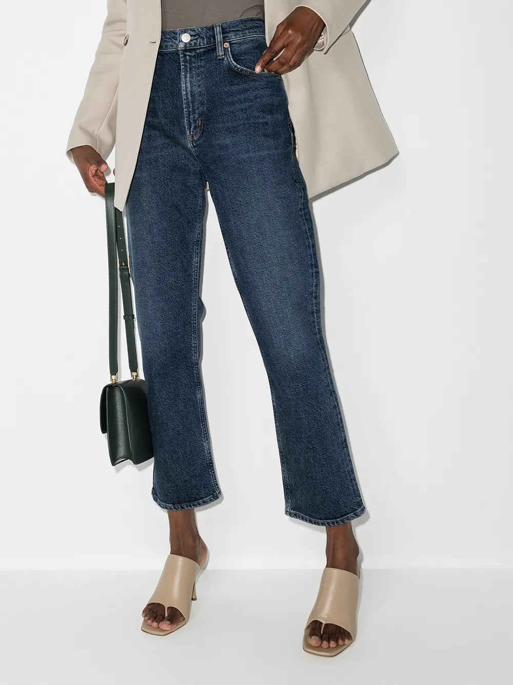 Wilder Cropped Straight-Leg Jeans