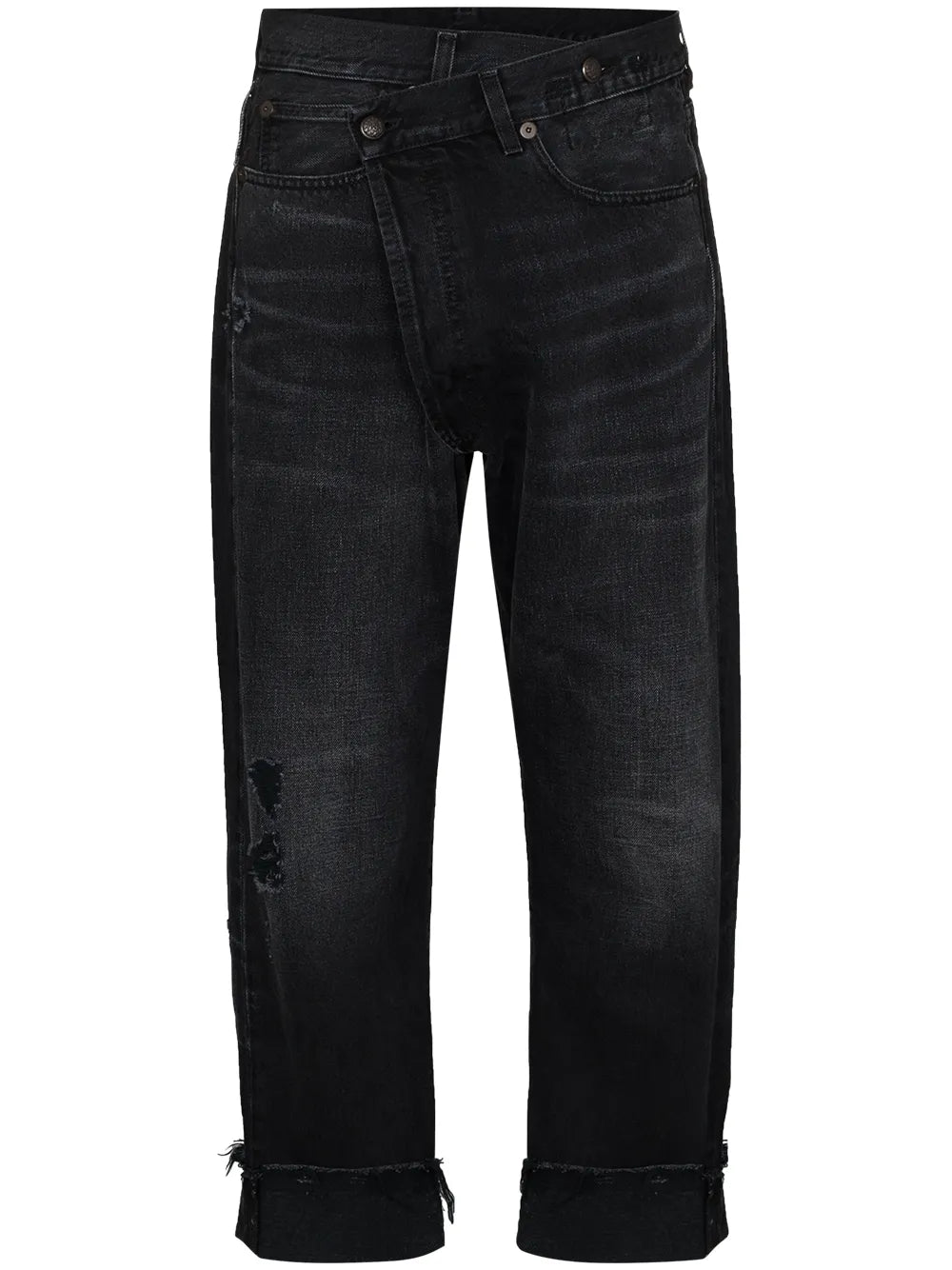 Crossover Cropped Jeans