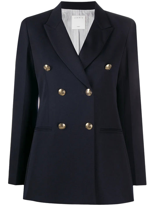 Double-Breasted Tailored Blazer