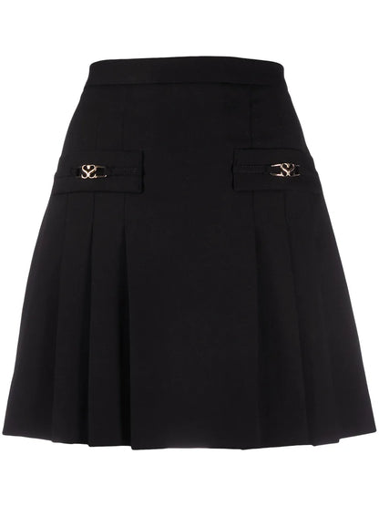 Pleated Mini Skirt