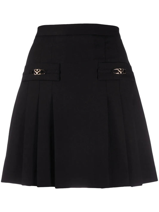 Pleated Mini Skirt