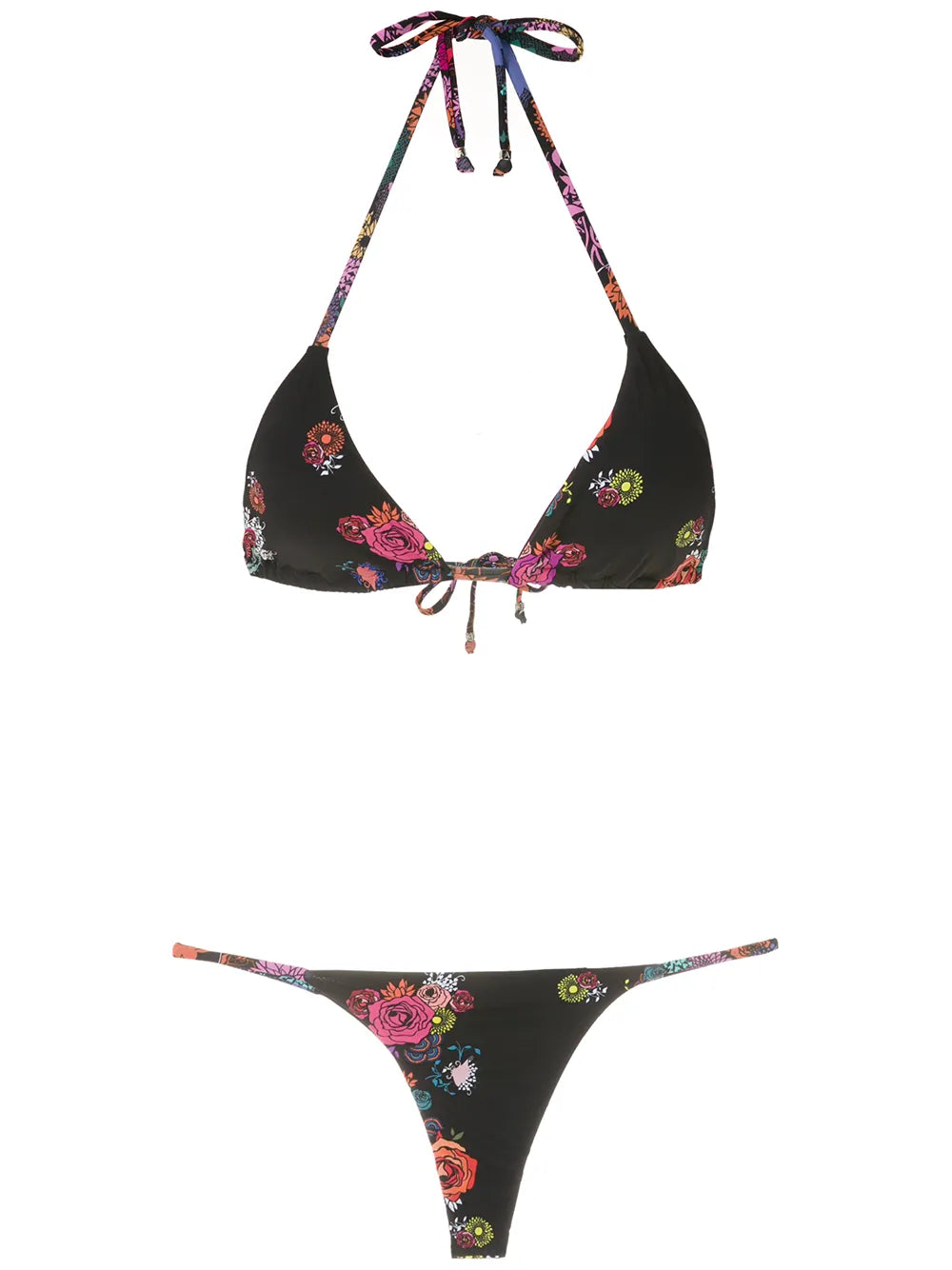 Floral-Print Bikini Set