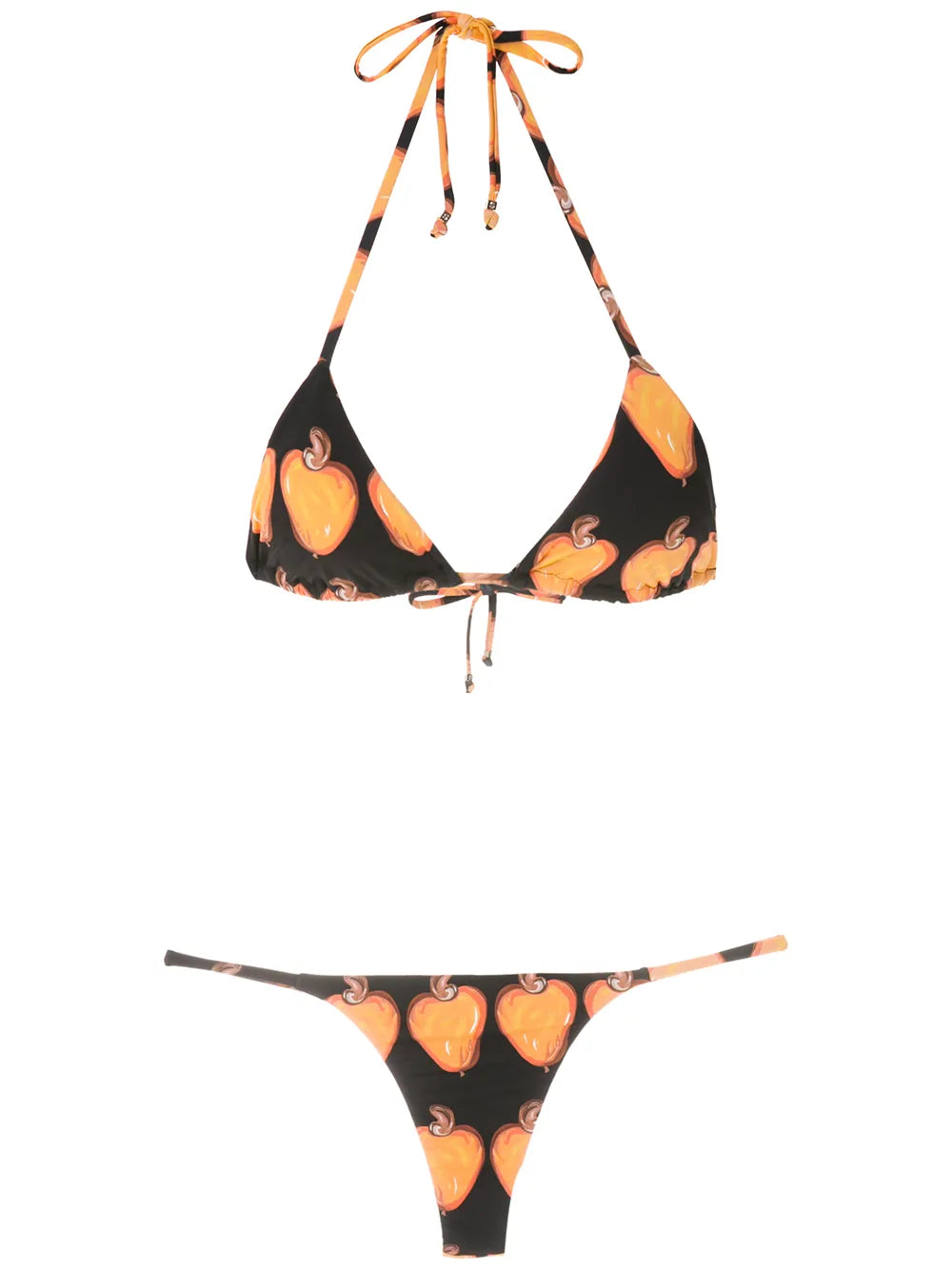 Pear-Print Bikini Set