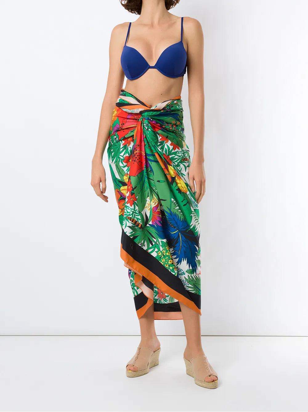 Tropical-Print Sarong