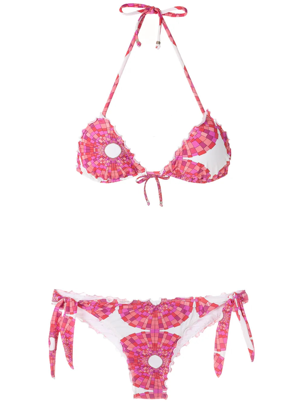 Mandala Abstract-Print Bikini Set