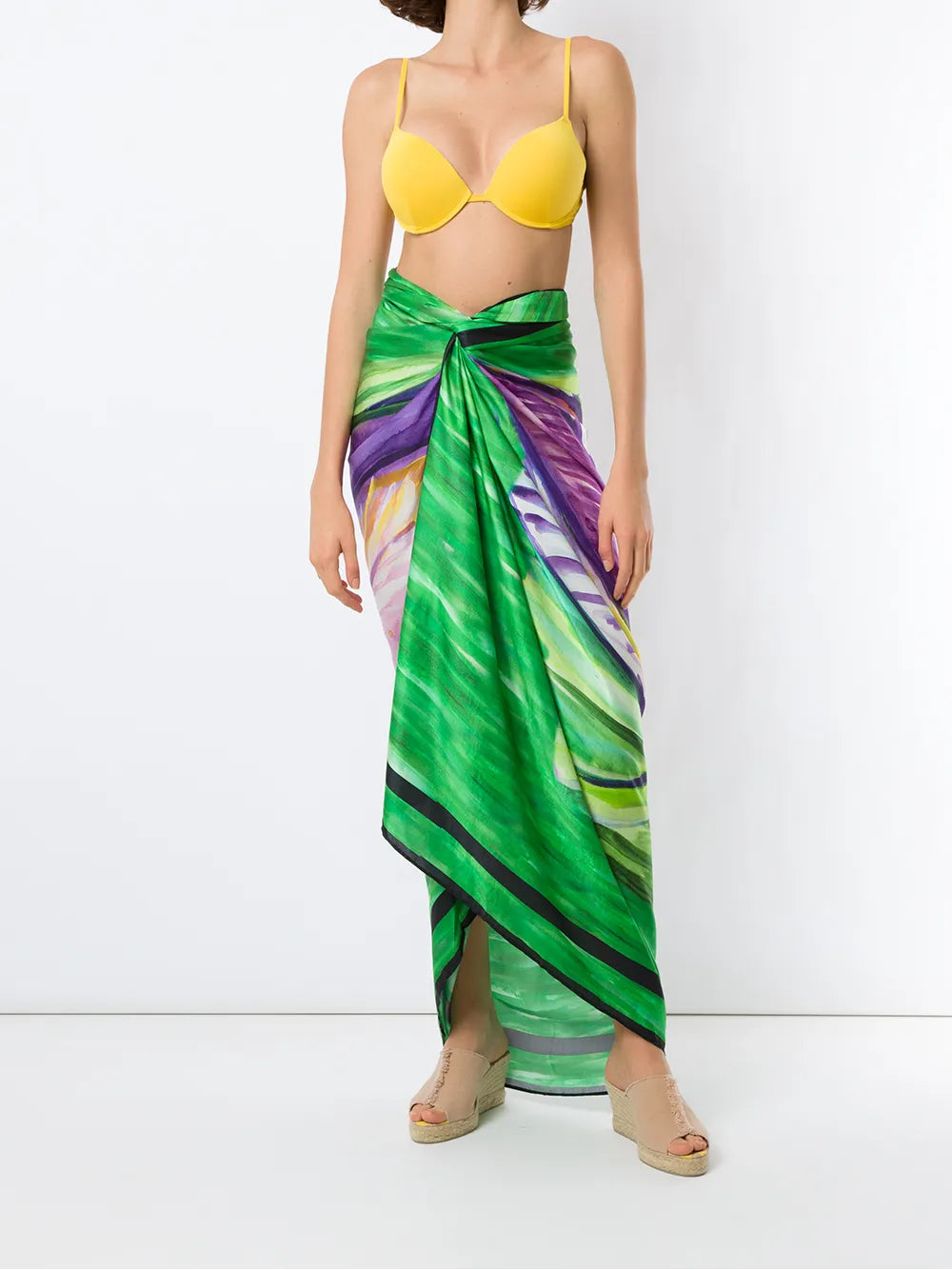 Pintura Verde Oversized Beach Skirt