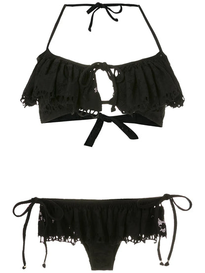 Ruffled Bikini Set