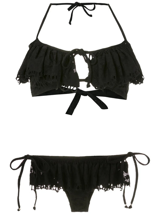 Ruffled Bikini Set