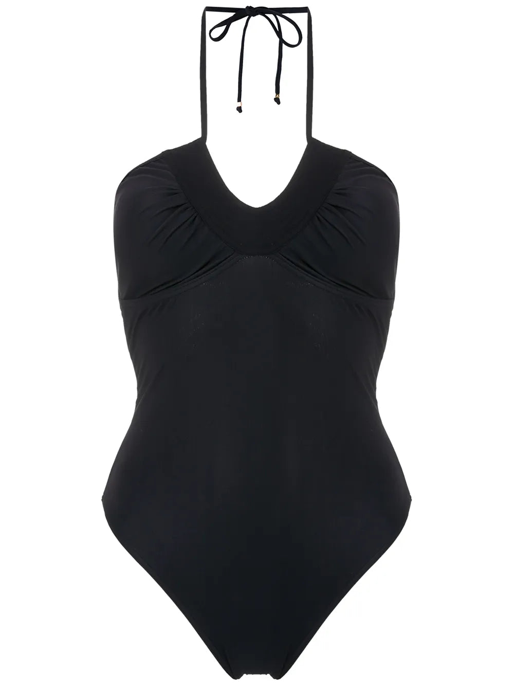 Gathered Open Back One Piece