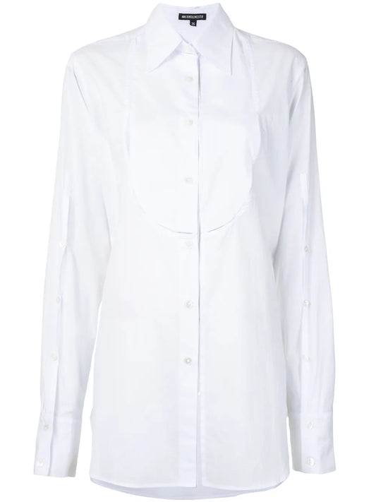 Longline Tuxedo Shirt