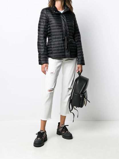 Drawstring-Waist Padded Jacket