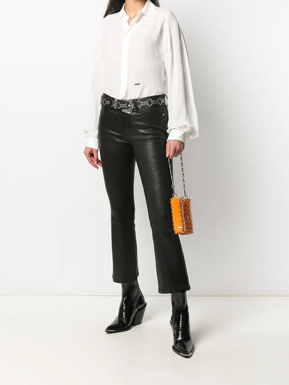 Silk Button-Up Shirt
