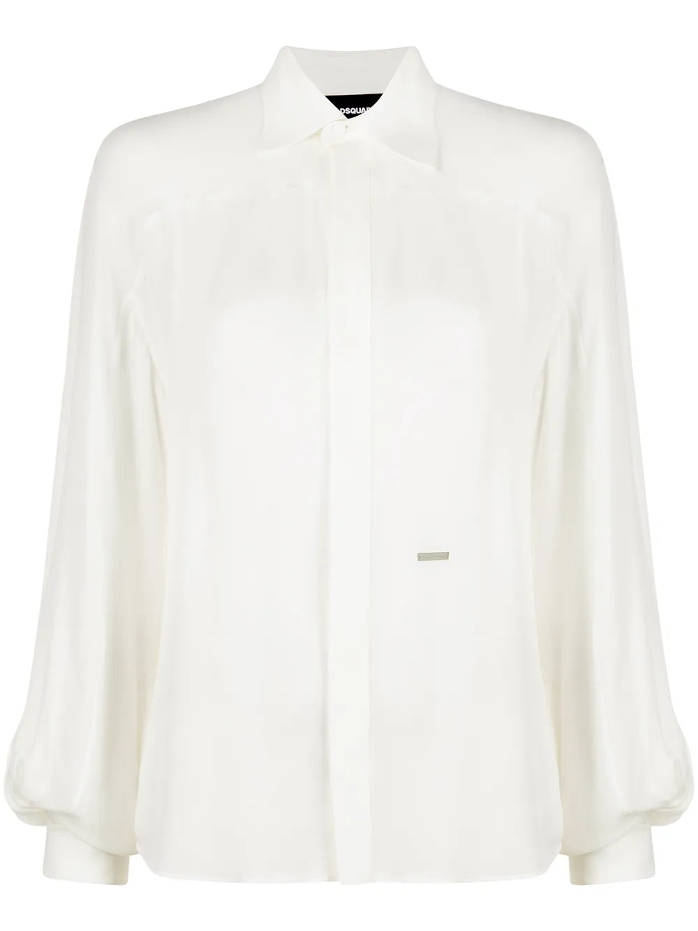 Silk Button-Up Shirt