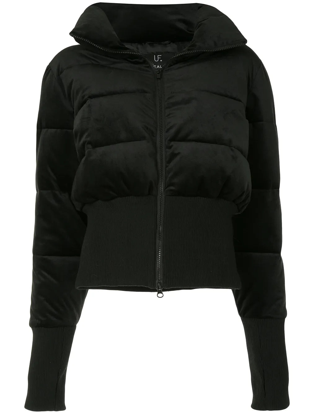 Glove-Detail Padded Jacket