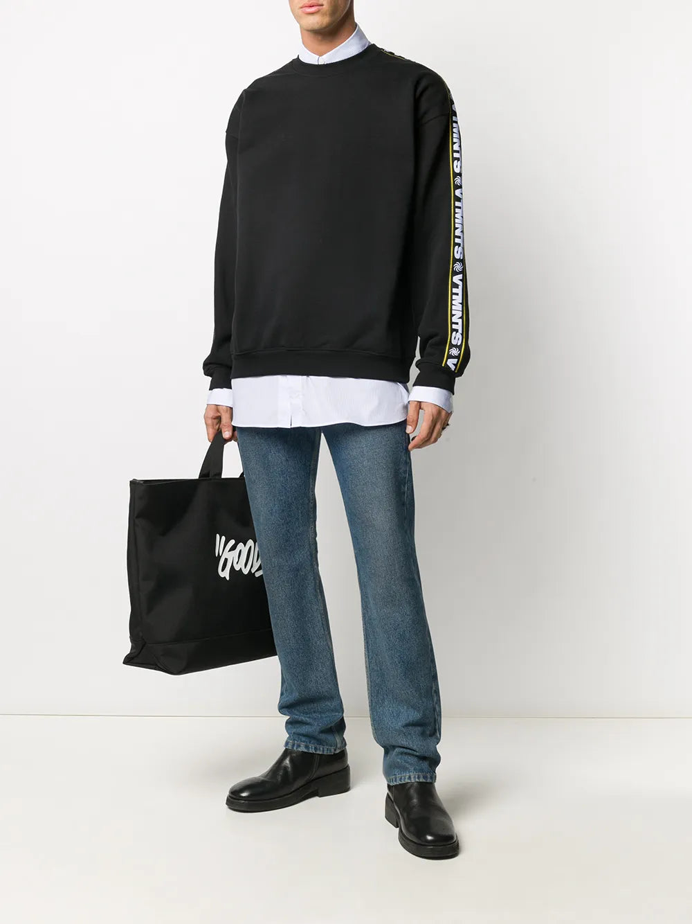 Logo Sleeve Sweatshirt