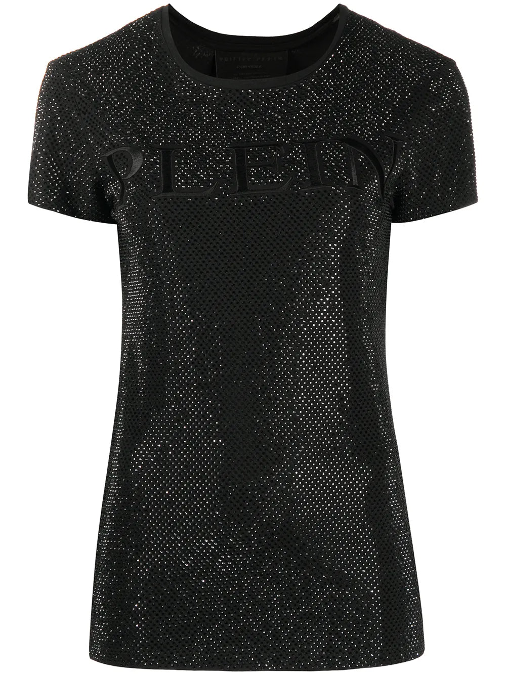 Crystal Plein Embroidered T-Shirt