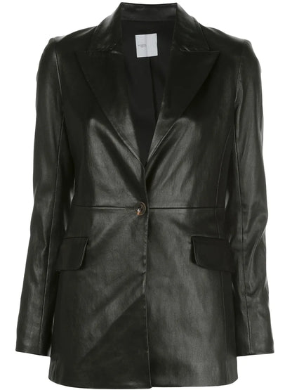 Leather Blazer
