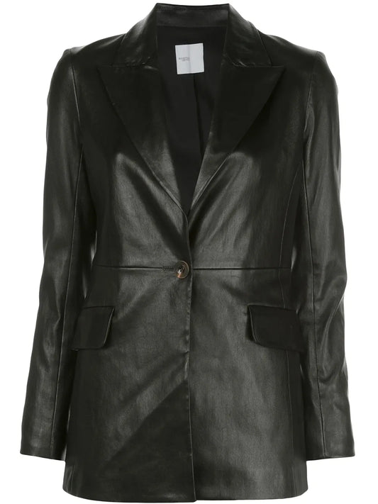Leather Blazer