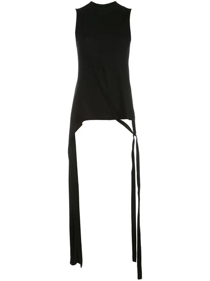Sleeveless Split Apron T-Shirt