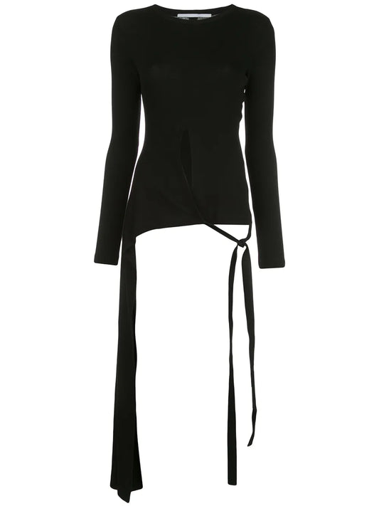 Long Sleeve Split Apron T-Shirt