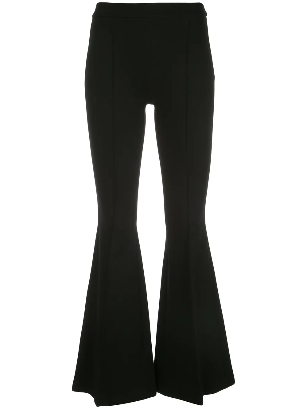 Pintuck Flared Trousers
