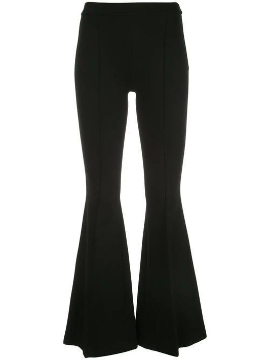 Pintuck Flared Trousers