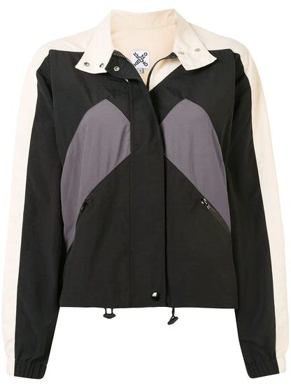 Short Stripe Detail Windbreaker