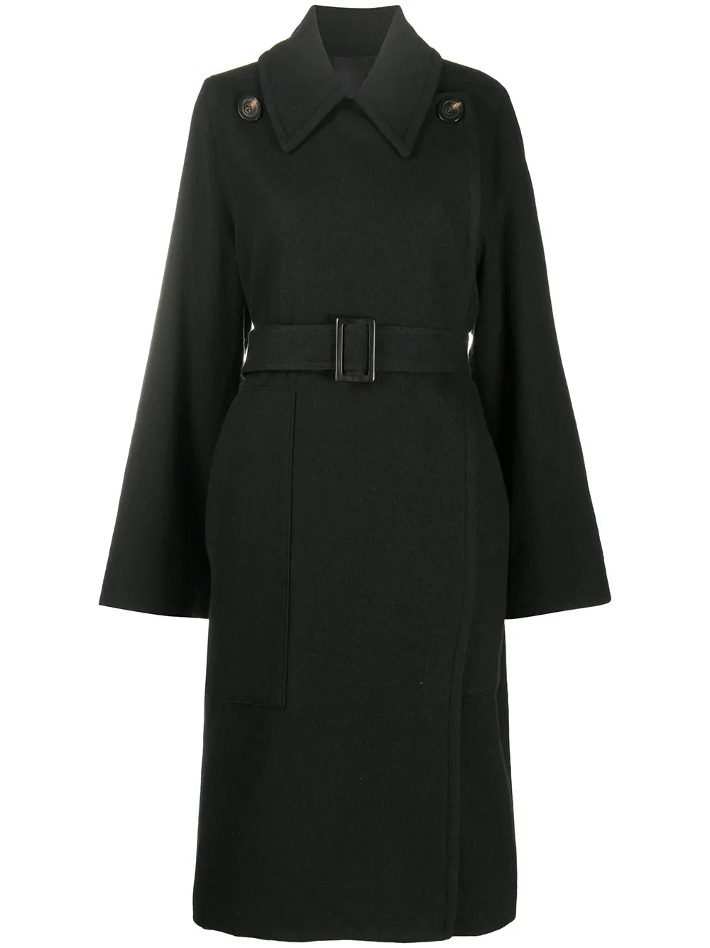 Belted Military-Inspired Coat