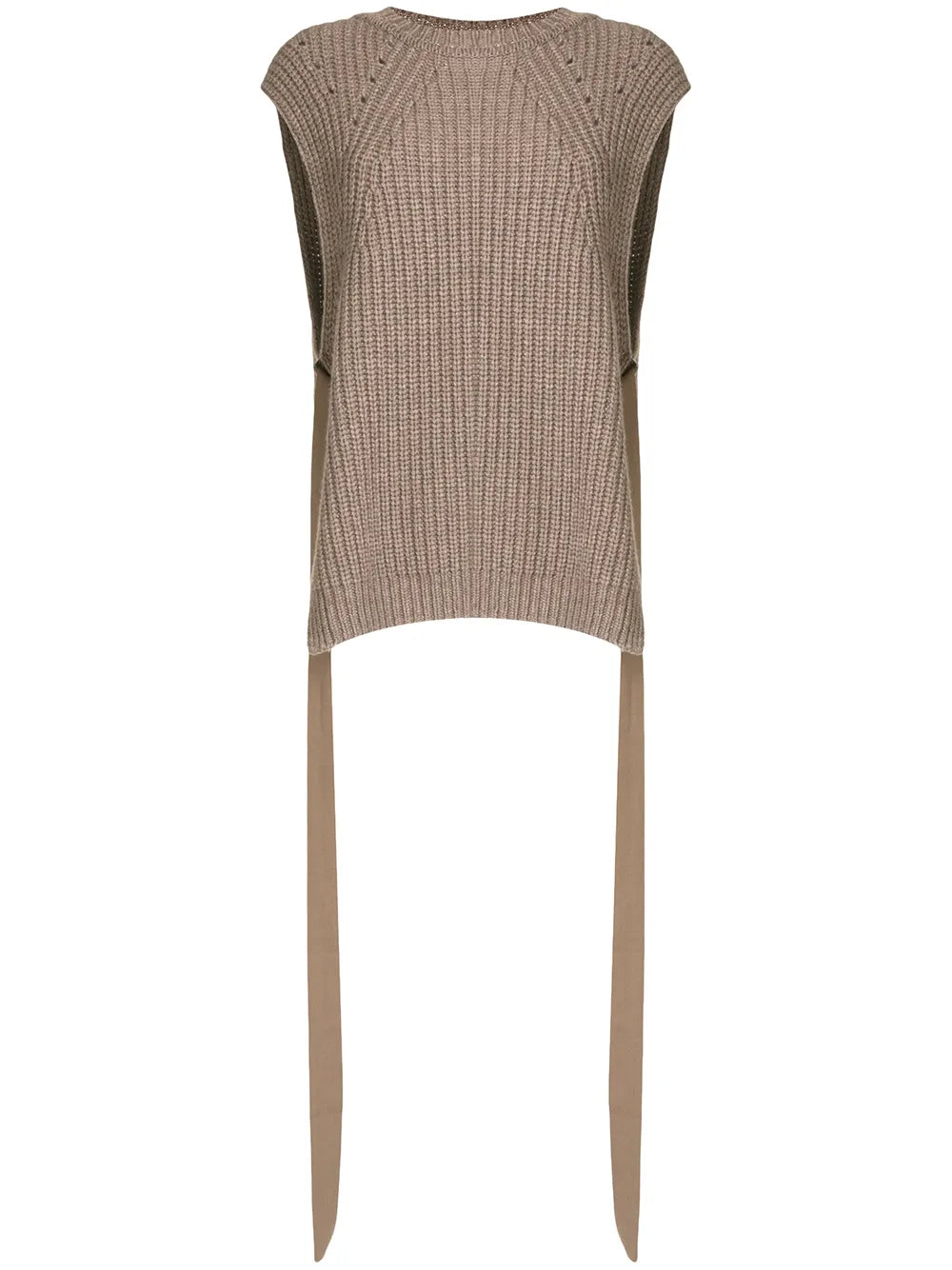 Side-Taps Knitted Top