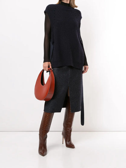 Side Taps Knitted Top