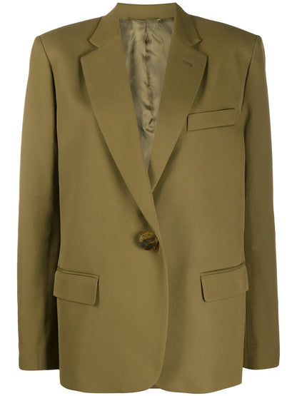 Plain Single Breasted Blazer