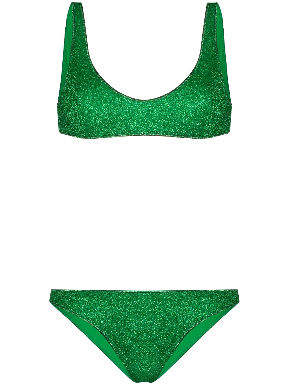 Metallic Effect Bikini Set