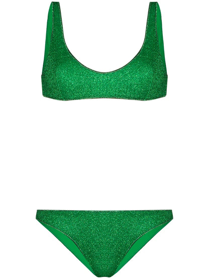 Metallic Effect Bikini Set