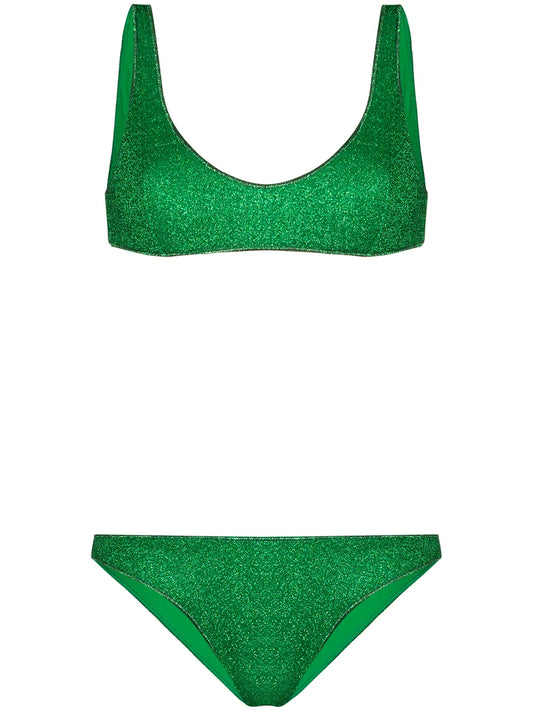 Metallic Effect Bikini Set