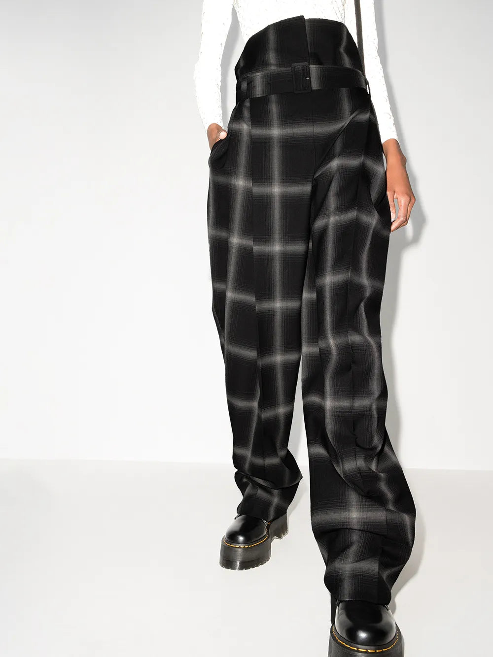 Harley High-Waist Wool Trousers
