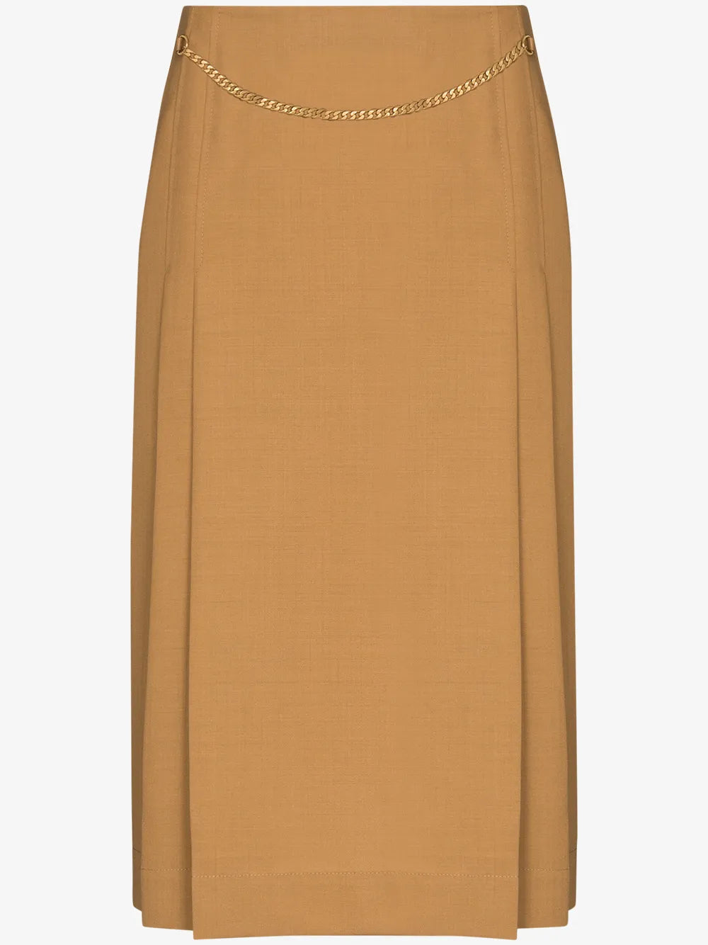 Chain Detail Midi Skirt