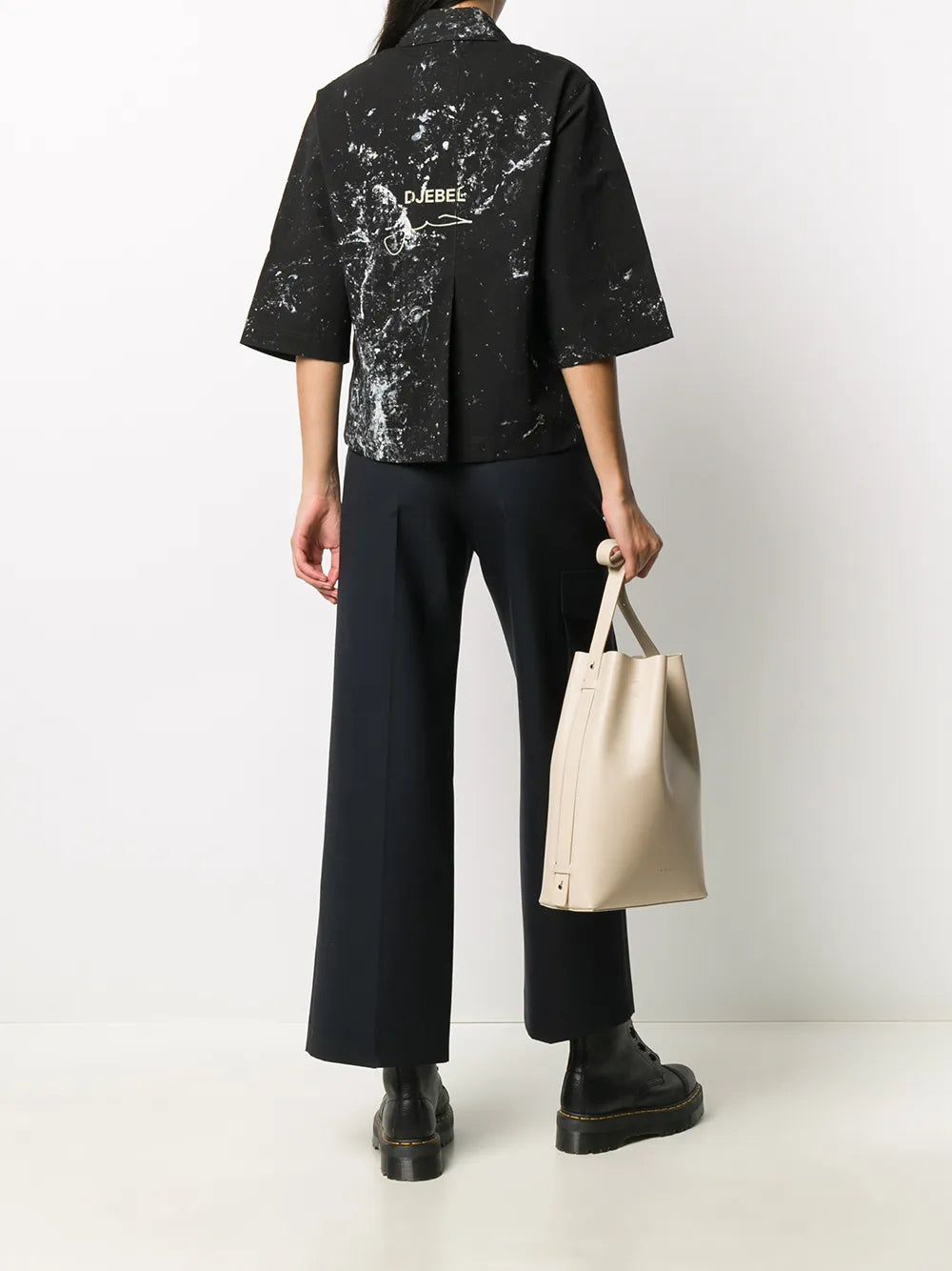 Paint-Splatter Short Sleeve Shirt