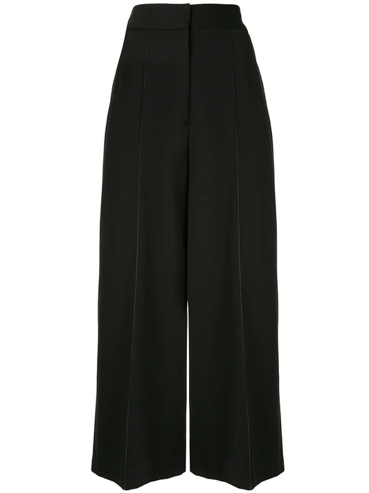 Tailored High-Waisted Suiting Culottes